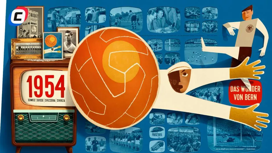 ЧМ-1954 в Швейцарии: «Чудо в Берне» и первый телевизионный чемпионат мира | СТАВКА ТВ