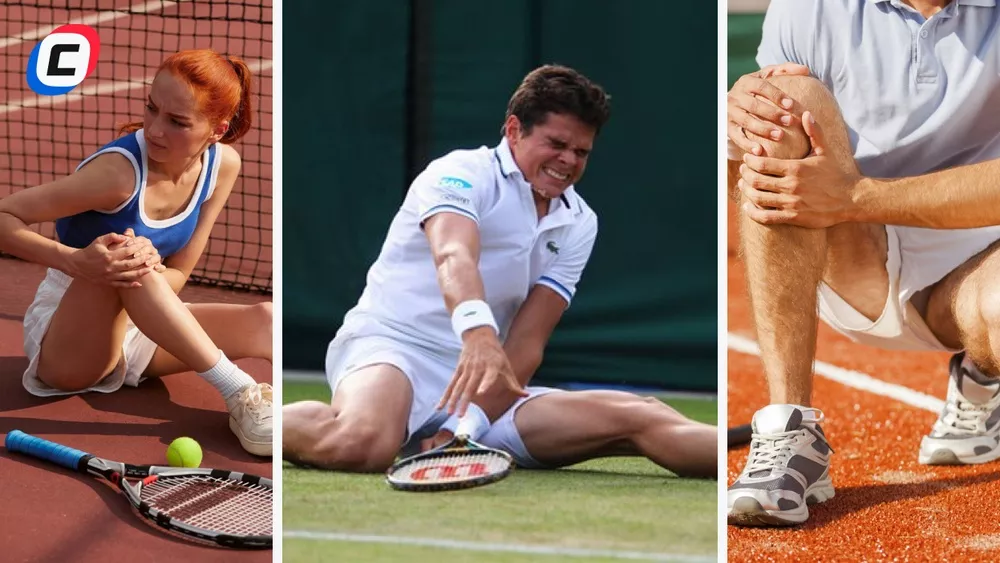 Самые распространенные травмы в теннисе и их причины | СТАВКА ТВ